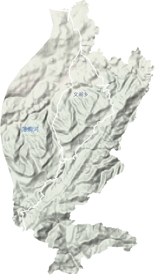 文閣鄉地形圖