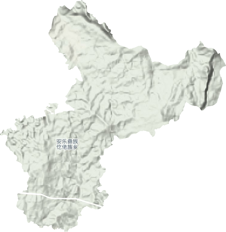 安樂鄉地形圖