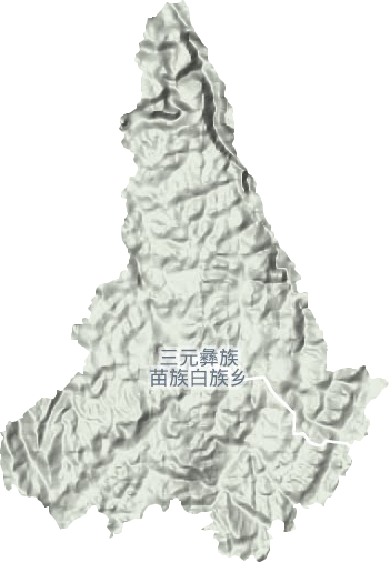 三元鄉地形圖