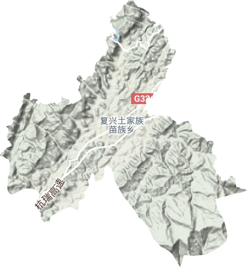 復興鎮地形圖