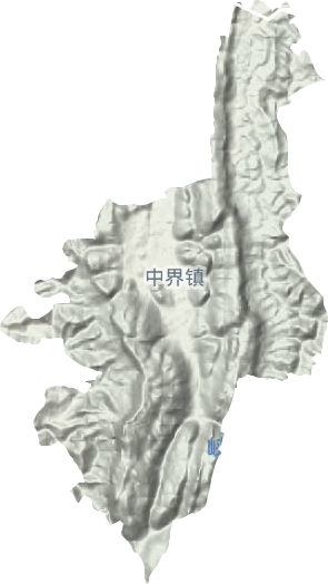 中界鄉(xiāng)地形圖