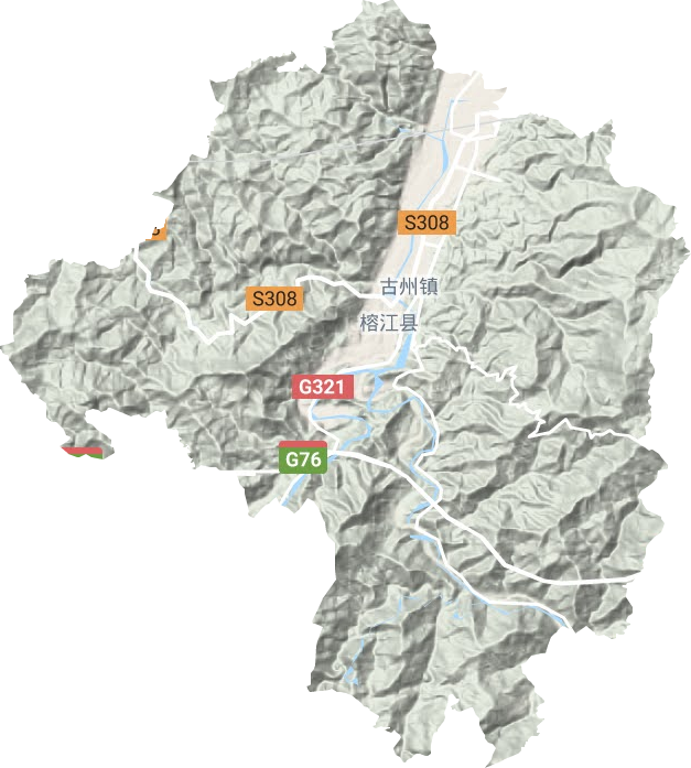 古州鎮地形圖