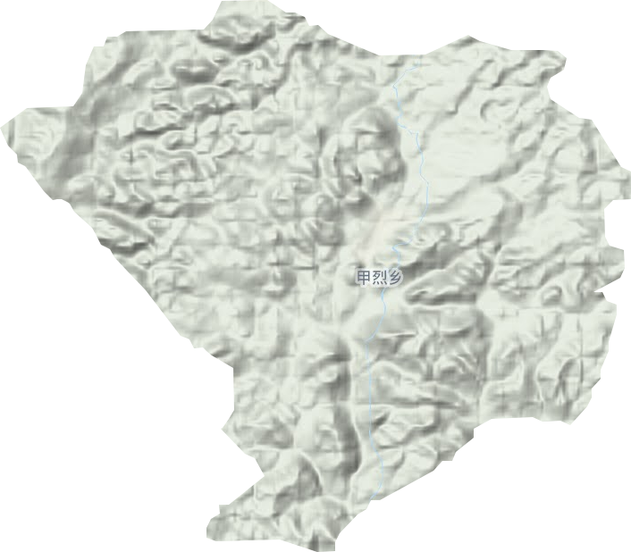 甲烈鄉地形圖