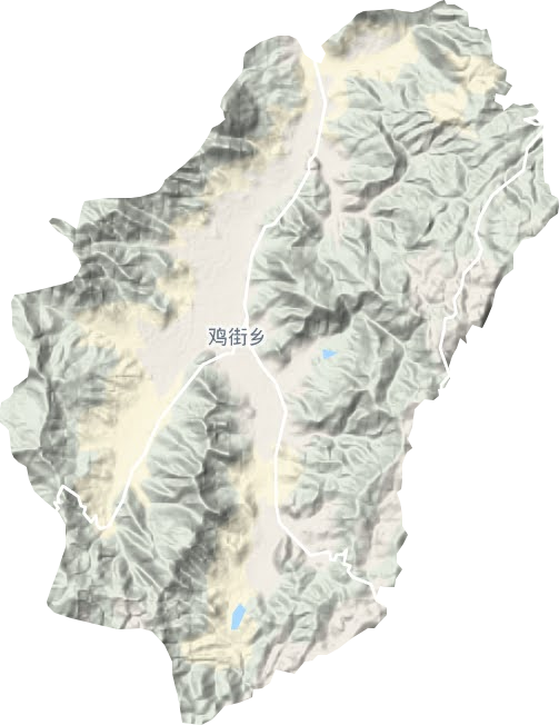 雞街鎮地形圖