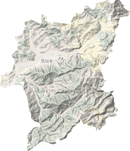 鳳合鎮(zhèn)地形圖