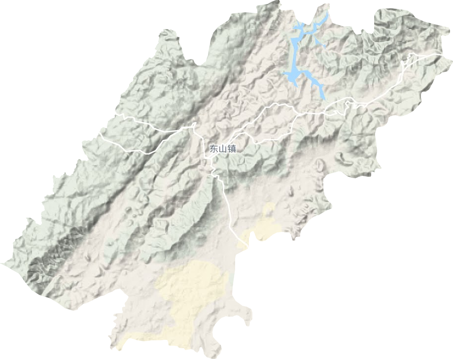 東山鎮地形圖