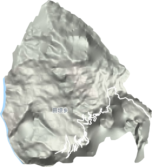 田壩鄉地形圖