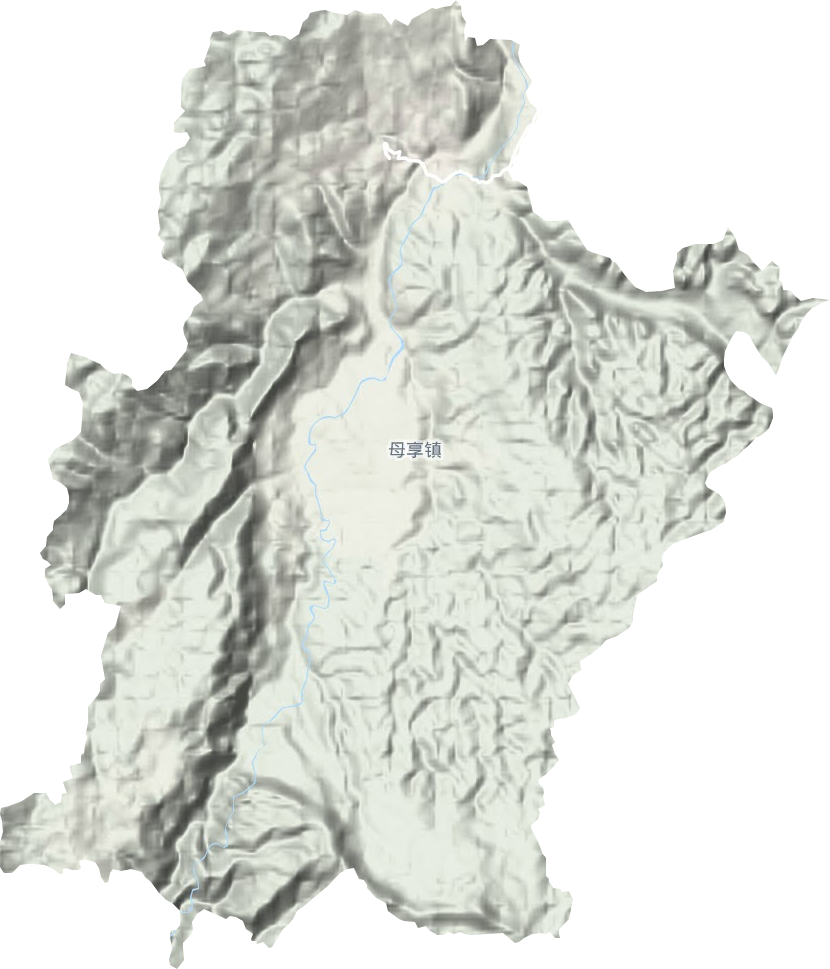 母享鎮(zhèn)地形圖