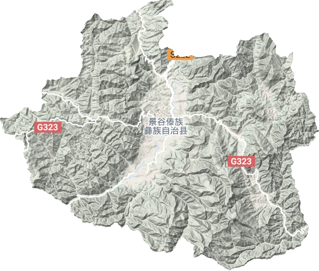 威遠鎮地形圖