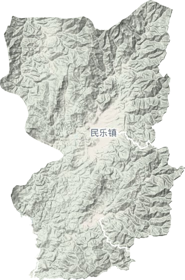 民樂鎮(zhèn)地形圖