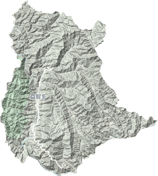益智鄉(xiāng)地形圖