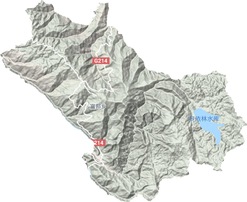 富邦鄉地形圖