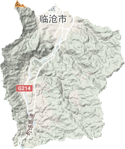 鳳翔街道地形圖