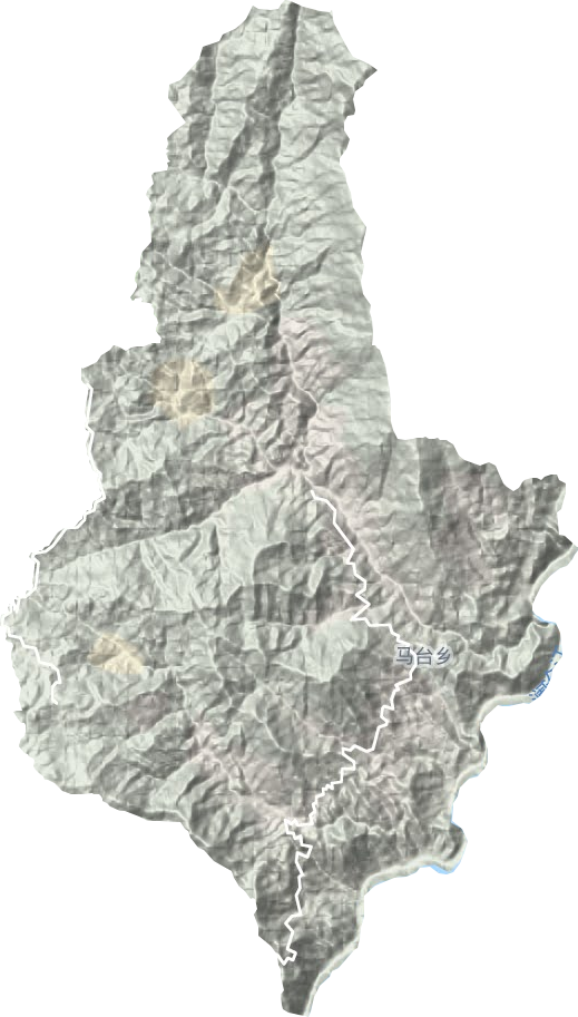 馬臺(tái)鄉(xiāng)地形圖