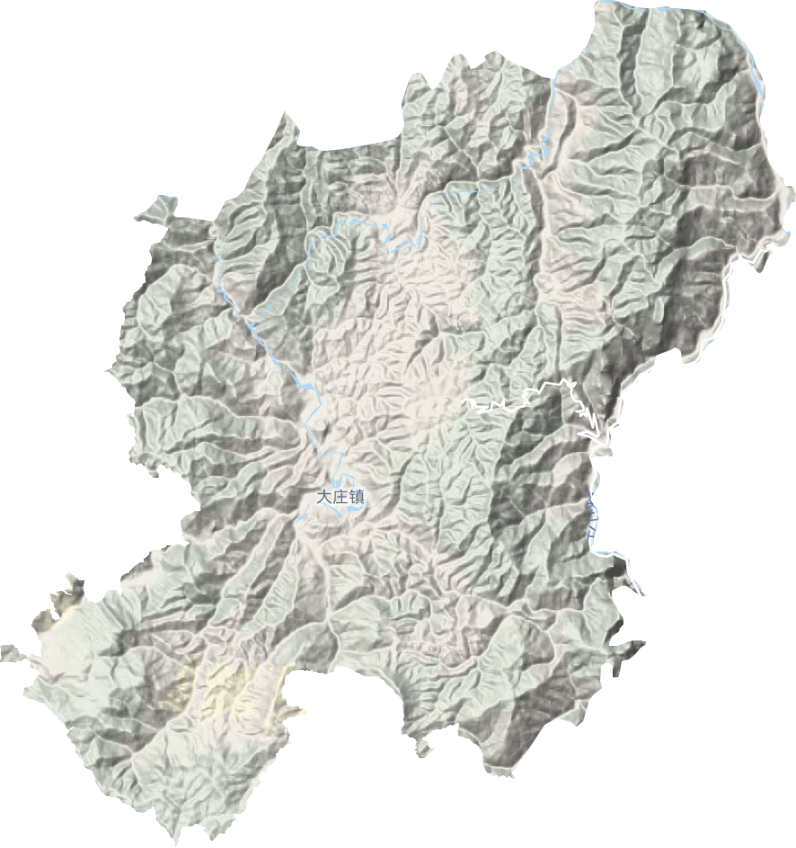 大莊鎮地形圖