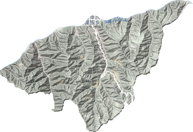 灣碧傣族傈僳族自治鄉地形圖