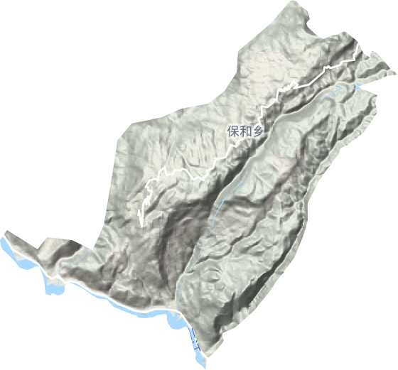 保和鄉地形圖