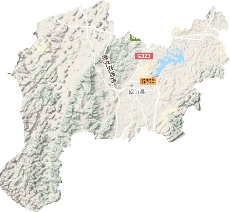 江那鎮地形圖