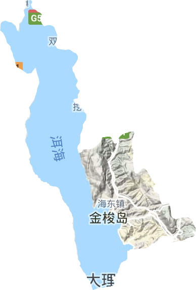 海東鎮地形圖