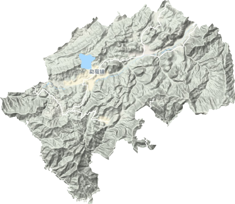 勐戛鎮地形圖