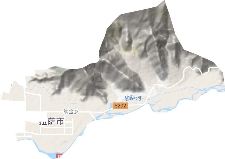 納金鄉地形圖