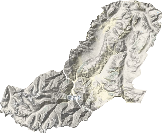 帕古鄉(xiāng)地形圖