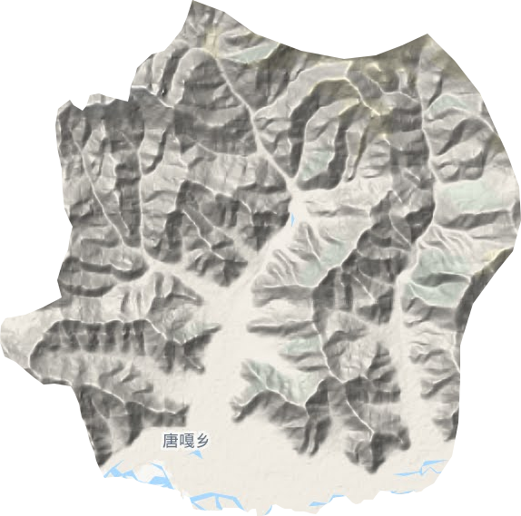 唐嘎鄉(xiāng)地形圖