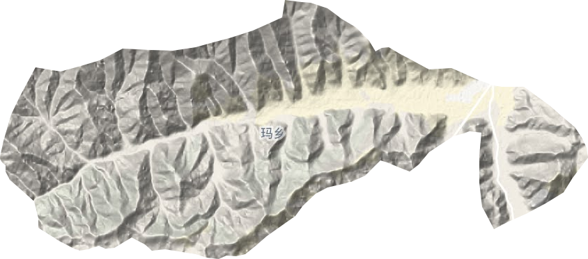 瑪鄉(xiāng)地形圖