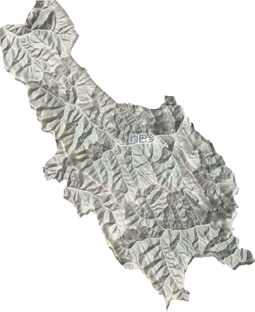 約巴鄉地形圖