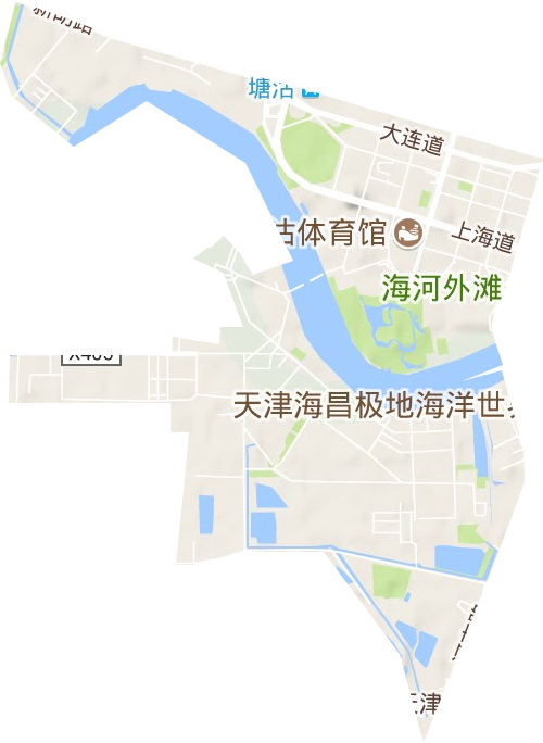 新村街道地形圖