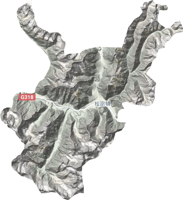 松宗鎮地形圖
