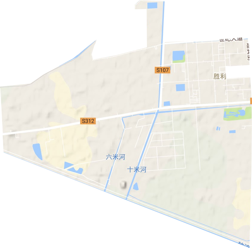 勝利街道地形圖