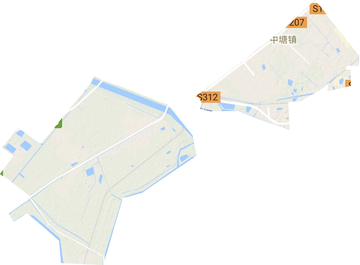 中塘鎮地形圖