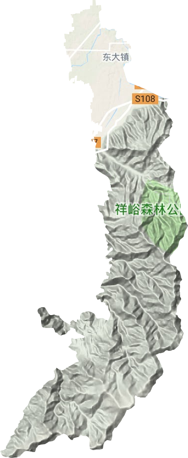 東大街道地形圖