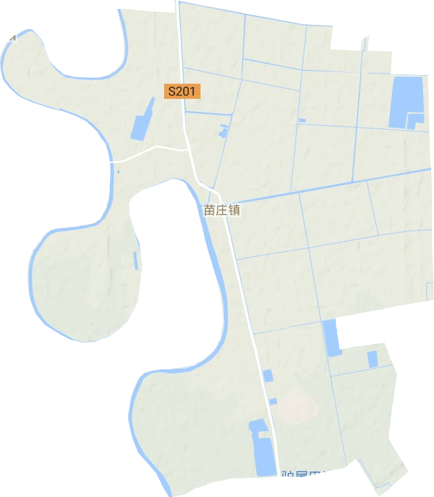 苗莊鎮地形圖