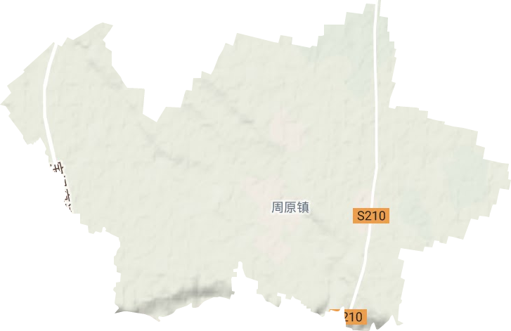 周原鎮地形圖