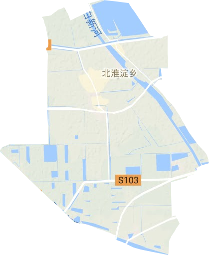 北淮淀鄉地形圖