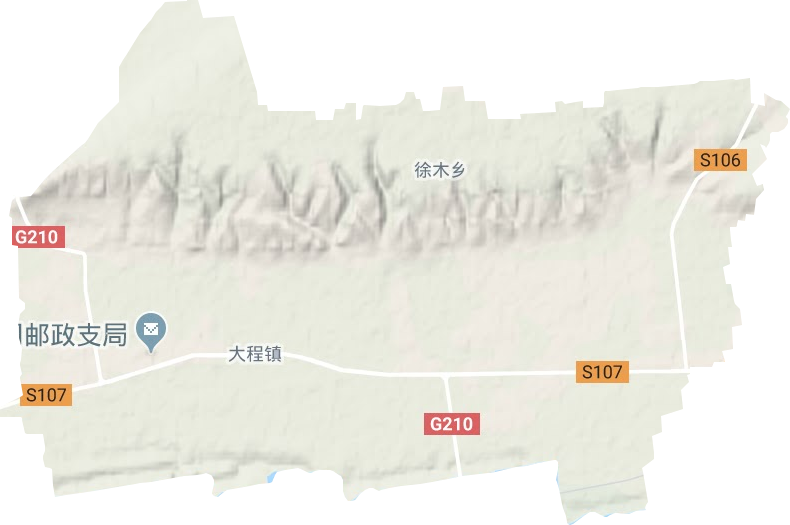 大程鎮地形圖