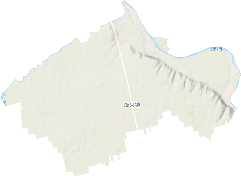 烽火鎮(zhèn)地形圖