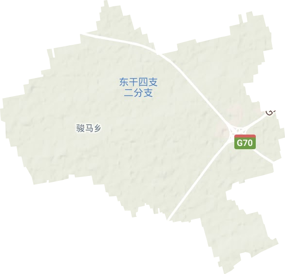 駿馬鎮地形圖