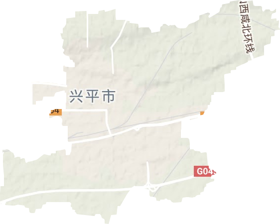 東城街道地形圖