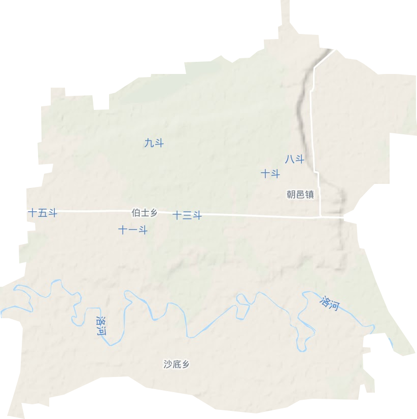 朝邑鎮(zhèn)地形圖