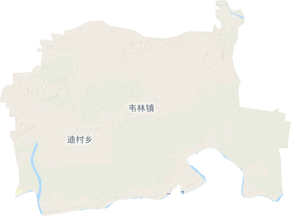 韋林鎮地形圖