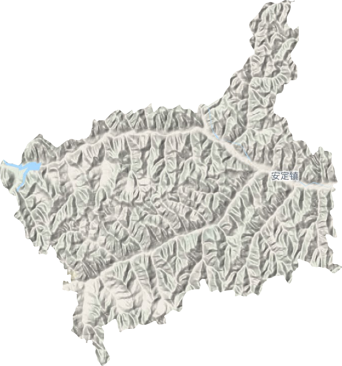 安定鎮地形圖