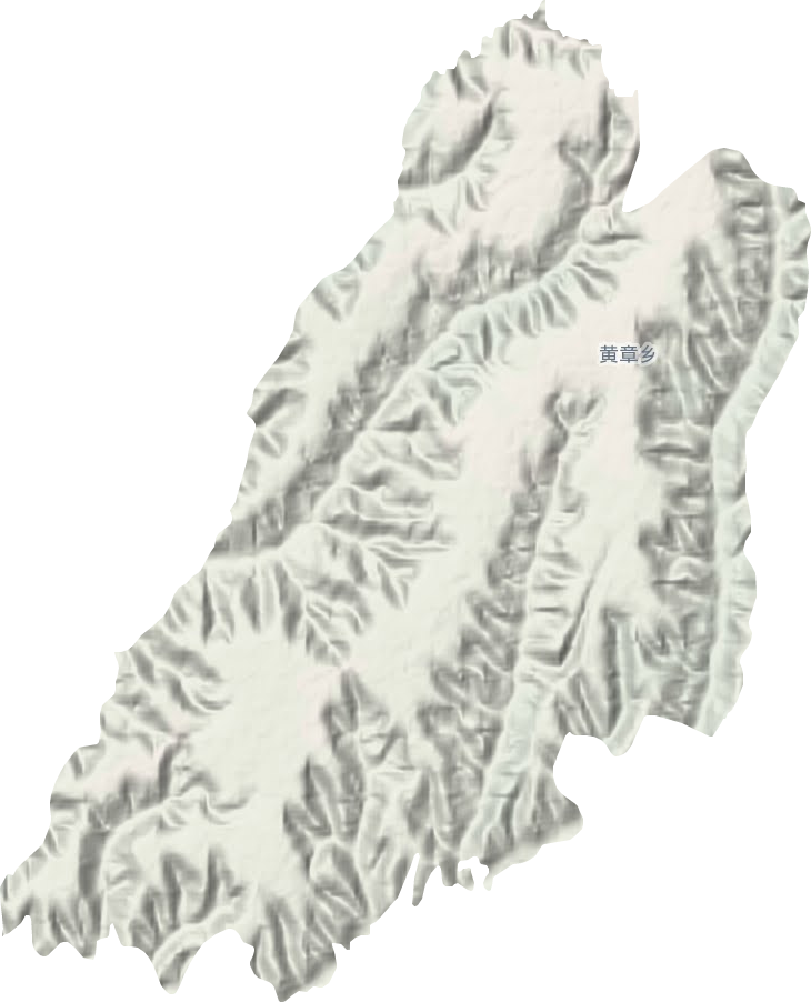 黃章鄉地形圖