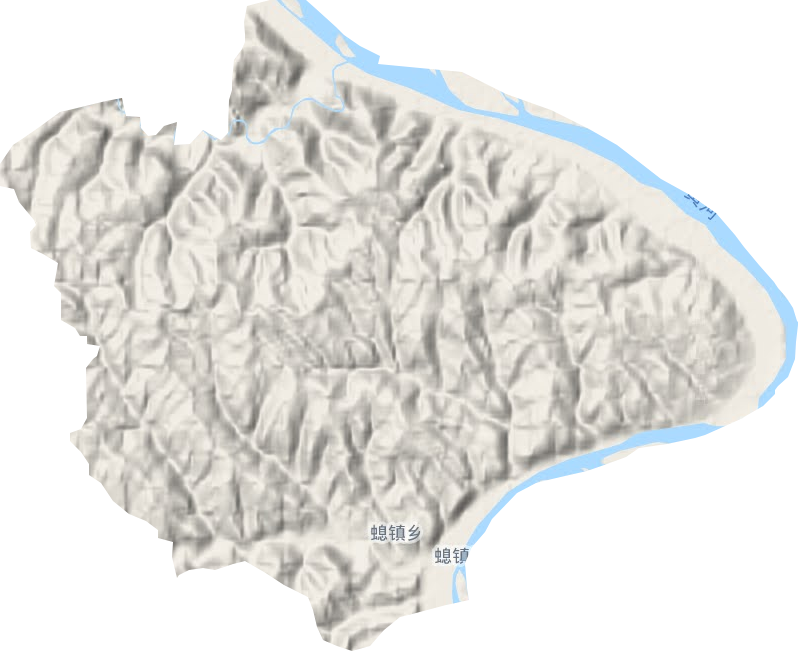 螅鎮鄉地形圖