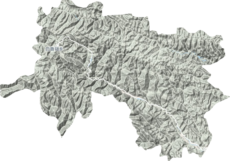 十里坪鄉地形圖