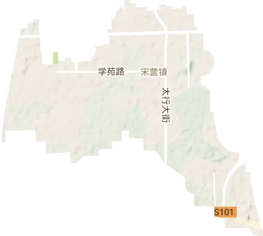 宋營鎮地形圖