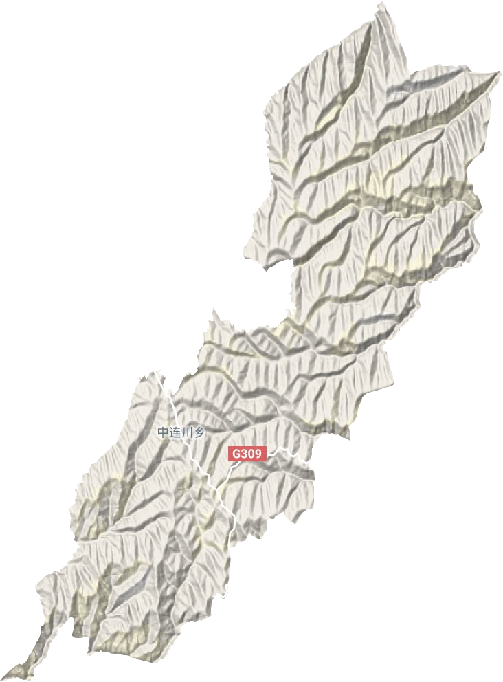 中連川鄉(xiāng)地形圖