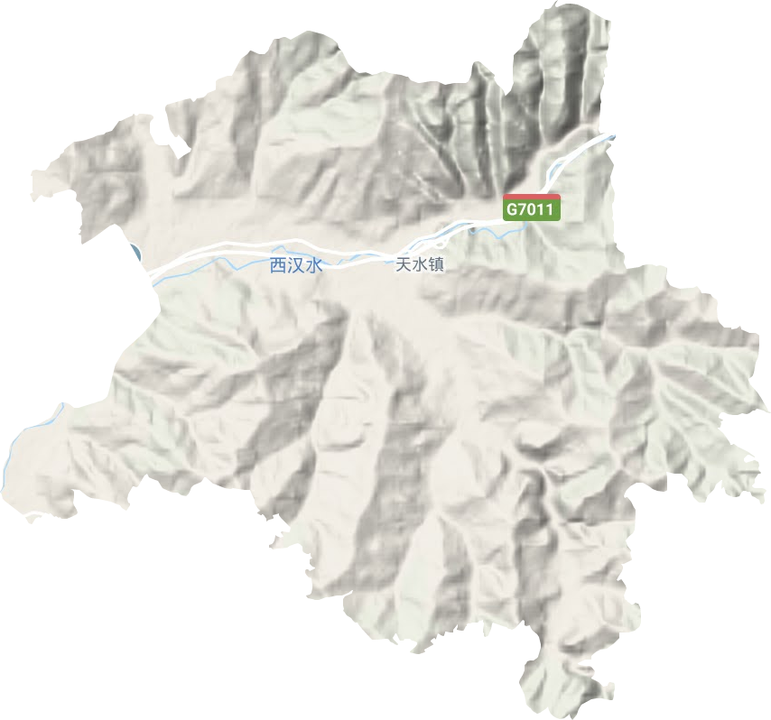 天水鎮地形圖